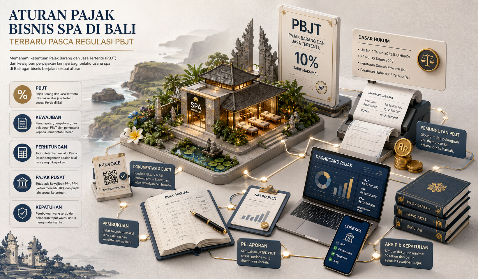 pajak bisnis spa bali