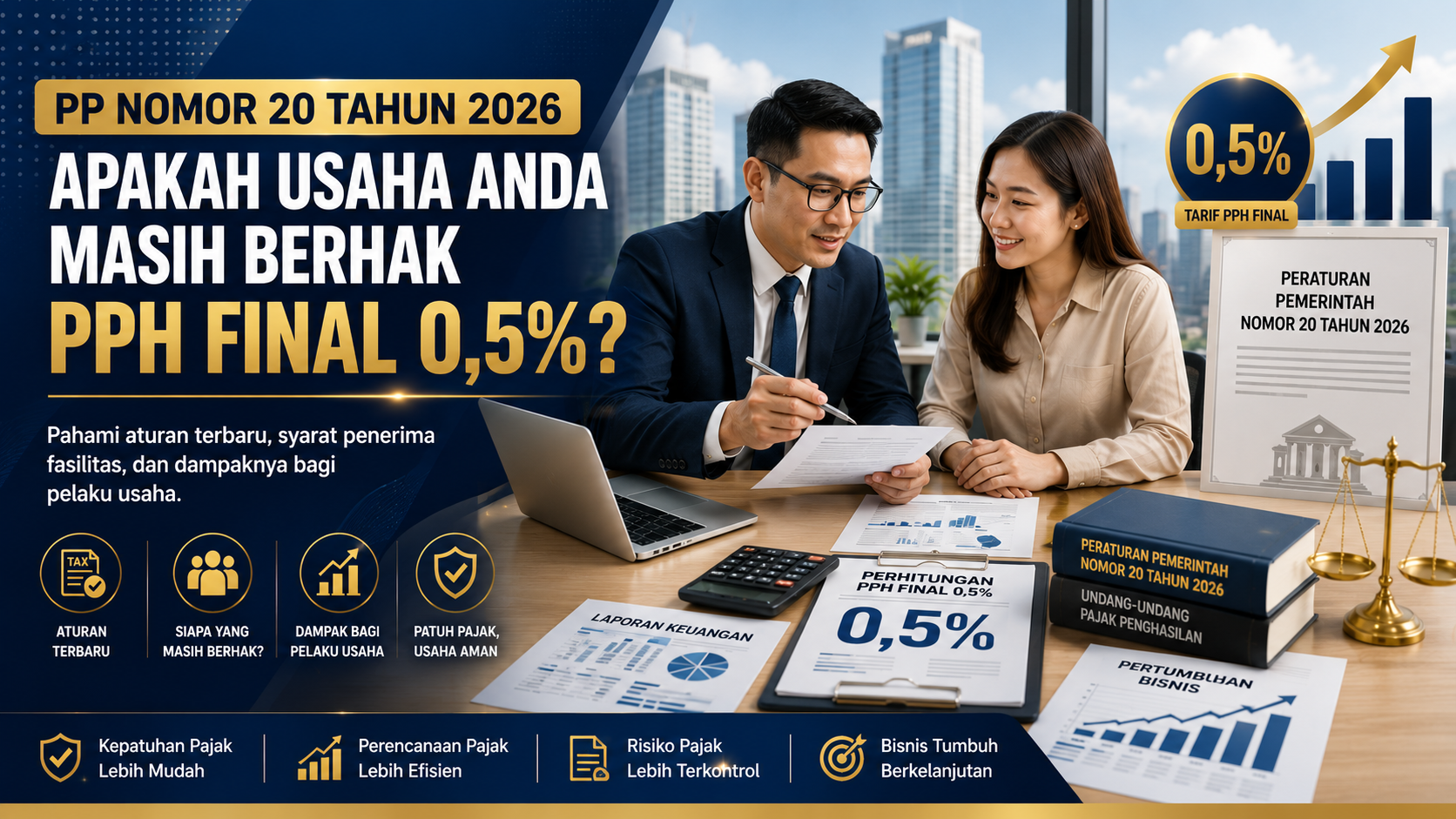 PP Nomor 20 Tahun 2026 Apakah Usaha Anda Masih Berhak PPh Final 0,5%